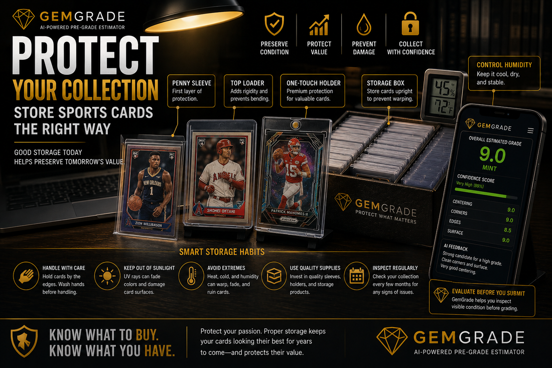 How to Store Sports Cards the Right Way: Protect Your Collection for Years