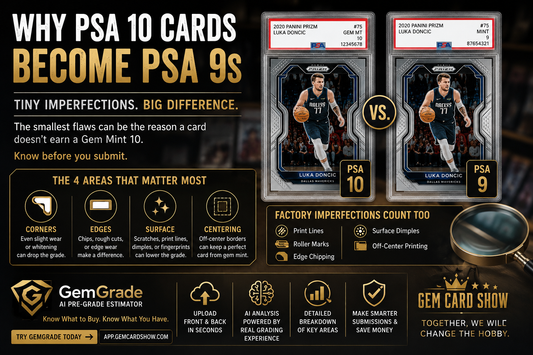 Why PSA 10 Cards Become PSA 9s (And How to Avoid It)