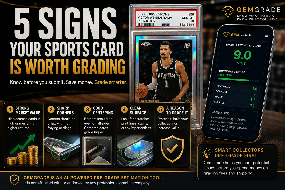 5 Signs Your Sports Card Is Worth Grading