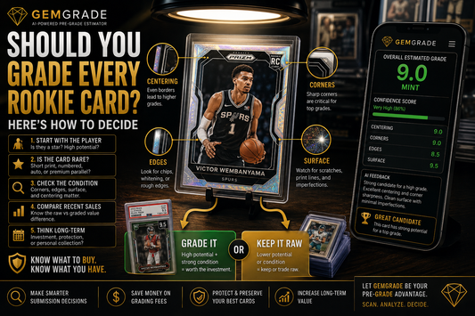 Should You Grade Every Rookie Card? Here's How to Decide