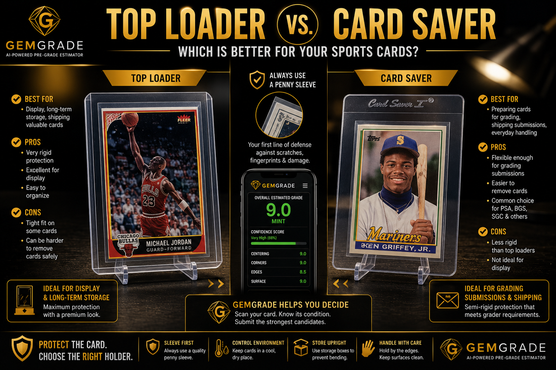 Top Loaders vs. Card Savers: Which Is Better for Sports Cards?