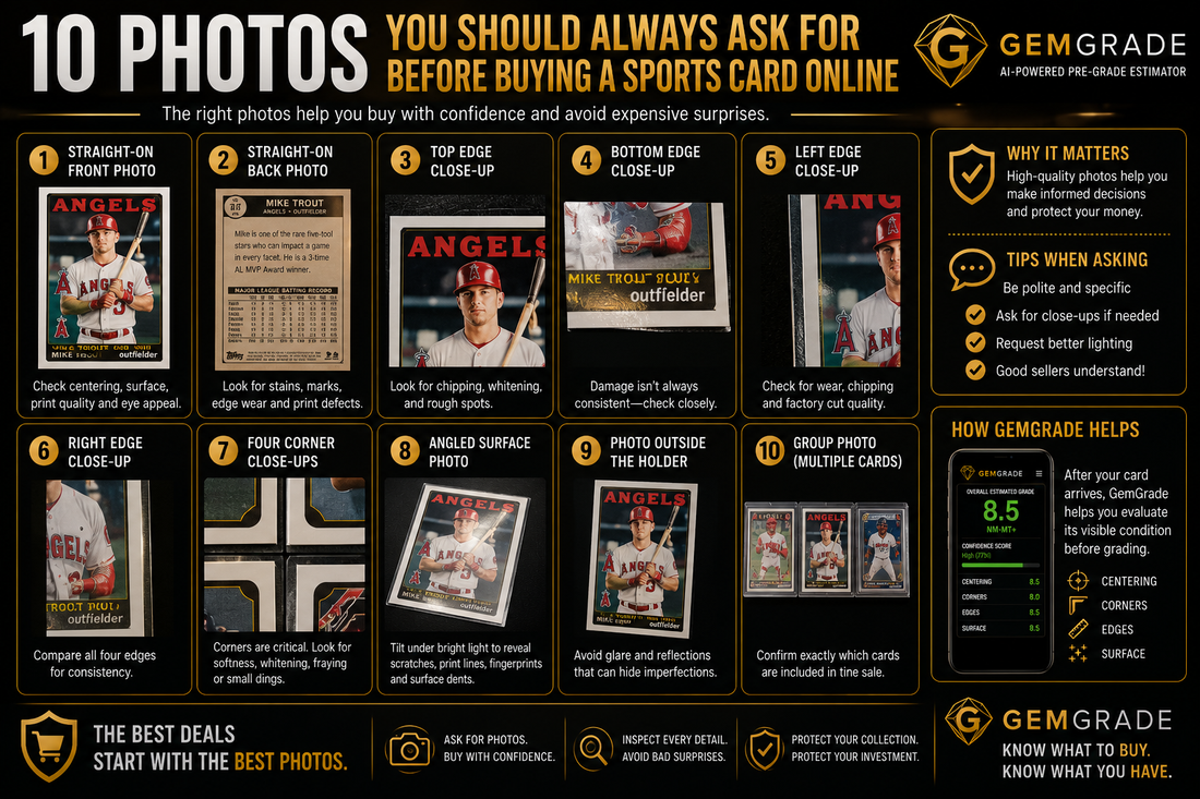 10 Photos You Should Always Ask for Before Buying a Sports Card Online