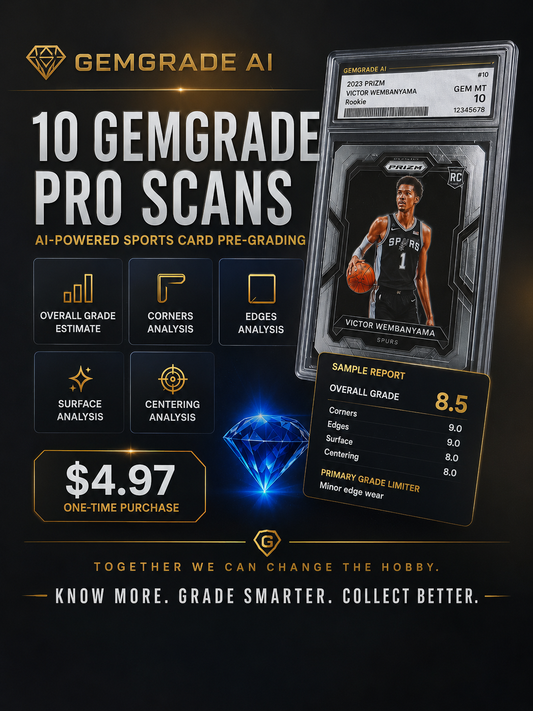 10 GEMGRADE PRO SCANS