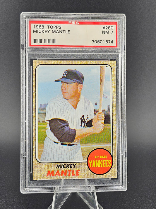 1968 Topps Mickey Mantle #280 PSA 7 NM