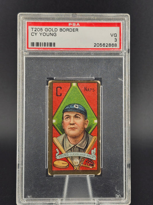 1911 T205 Gold Border Cy Young PSA 3 VG