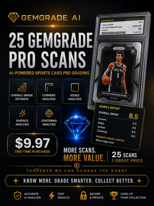 25 GEMGRADE PRO SCANS